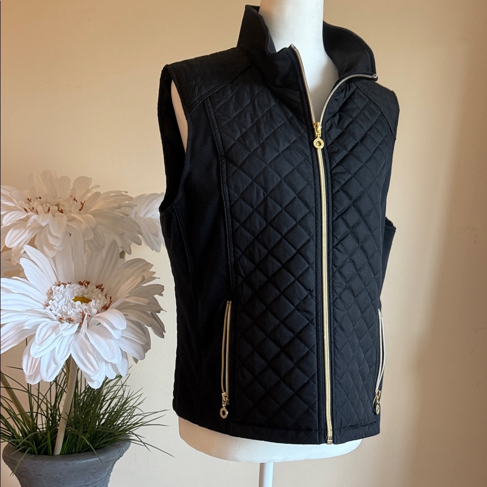 Marc New York Andrew Marc Black Quilted Vest
